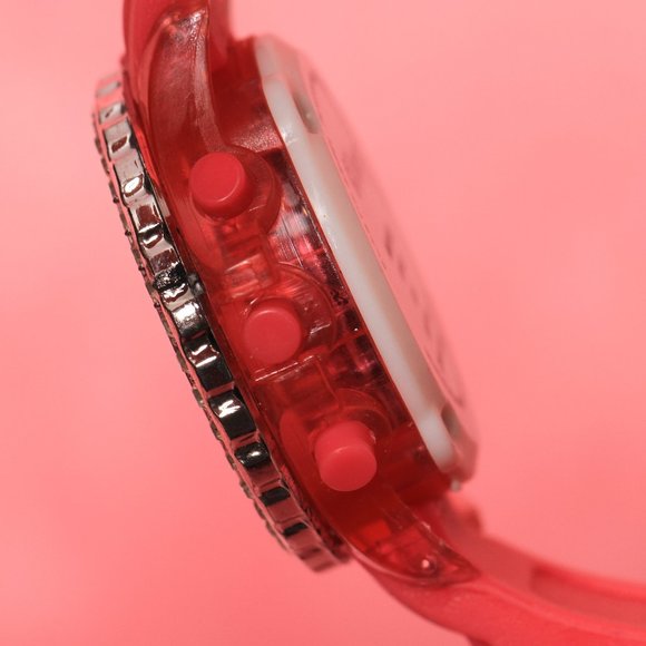 Minnie Mouse Digital Pink Round Watch - Picture 7 of 13